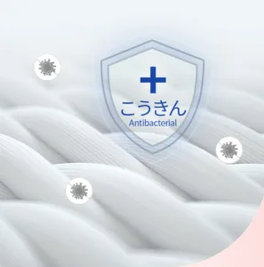 antibacterial topsheet of sanitary napkin