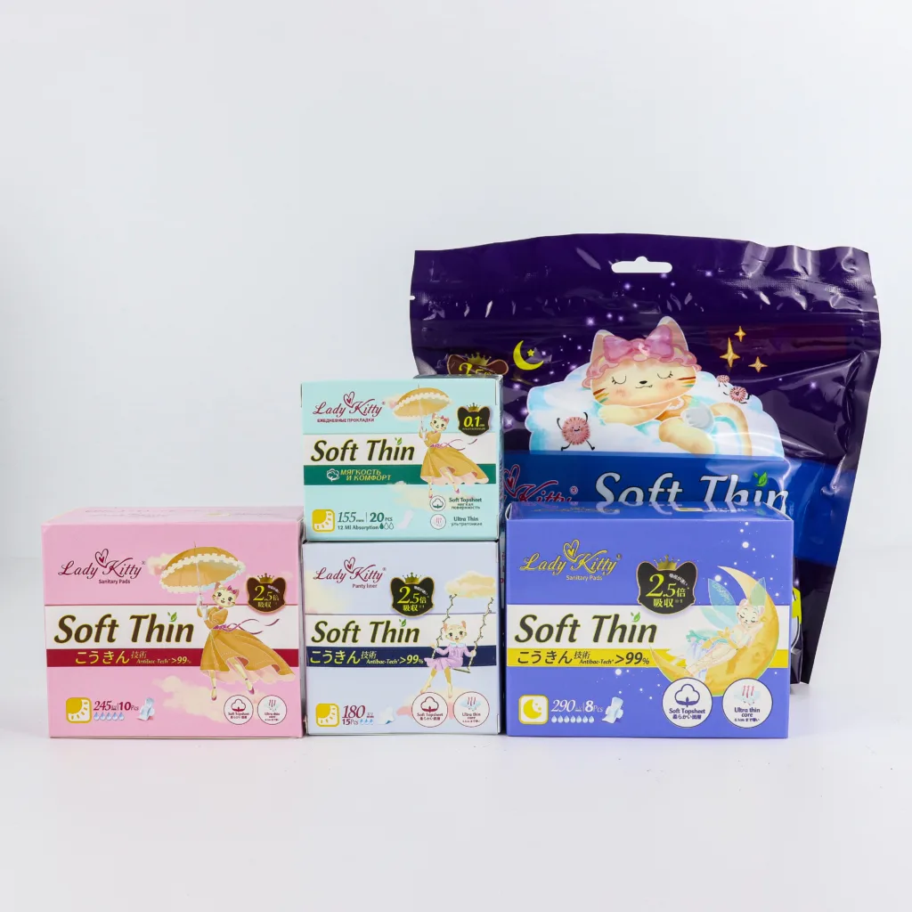 product list for sanitary napkin for travelling 